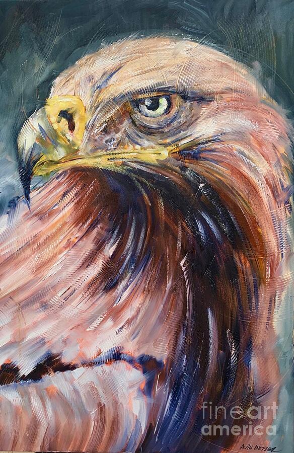 Golden Eagle Painting by Alan Metzger