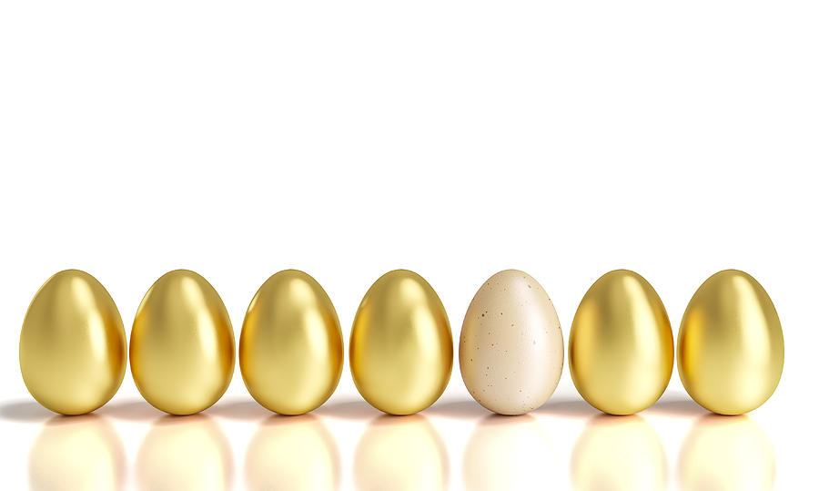 easter eggs gold color 19615985 PNG