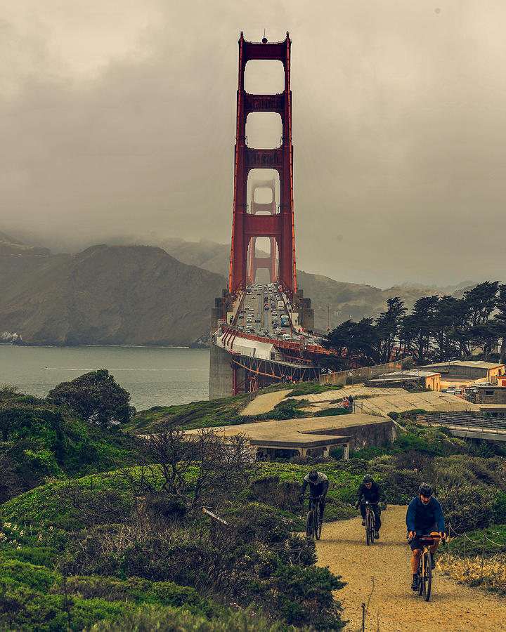 Landscape Photograph - Golden Gate Bridge 6 by Pirouz Moshavash