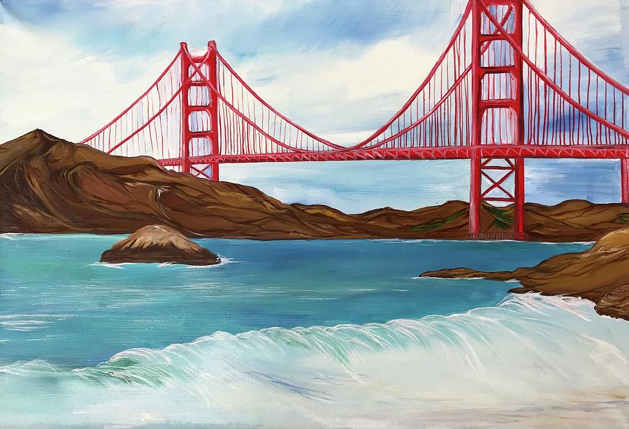 Golden Gate Bridge, Painting By Alina Morozova | Artmajeur