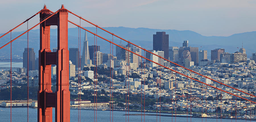 Golden Gate Bridge And San Francisco Photograph by S. Greg Panosian | Pixels