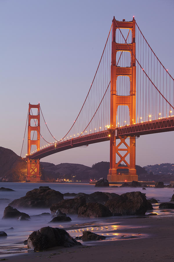 Golden Gate Bridge At Baker Beach Photograph by Stephanhoerold
