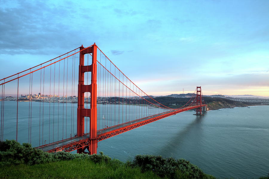 Golden Gate Bridge Before Sunset by Fuminana