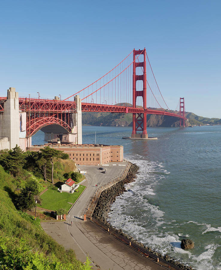 Golden Gate Bridge, Fort Point Photograph by Stephanhoerold