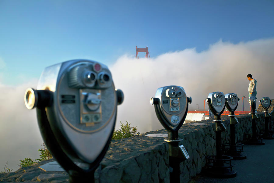 Golden Gate Bridge In San Francisco Digital Art by Claudia Uripos