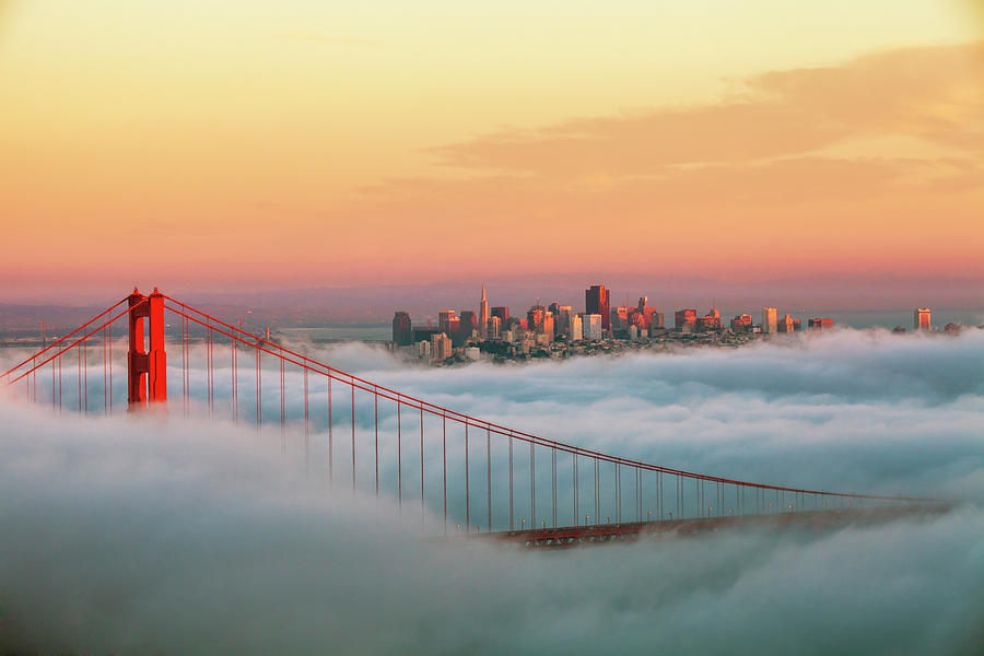 Golden Gate Bridge Photograph by Nithi Asavapanumas