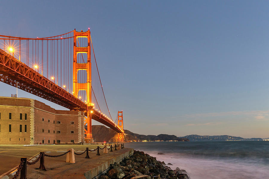 Golden Gate Bridge, San Francisco Digital Art by Brook Mitchell