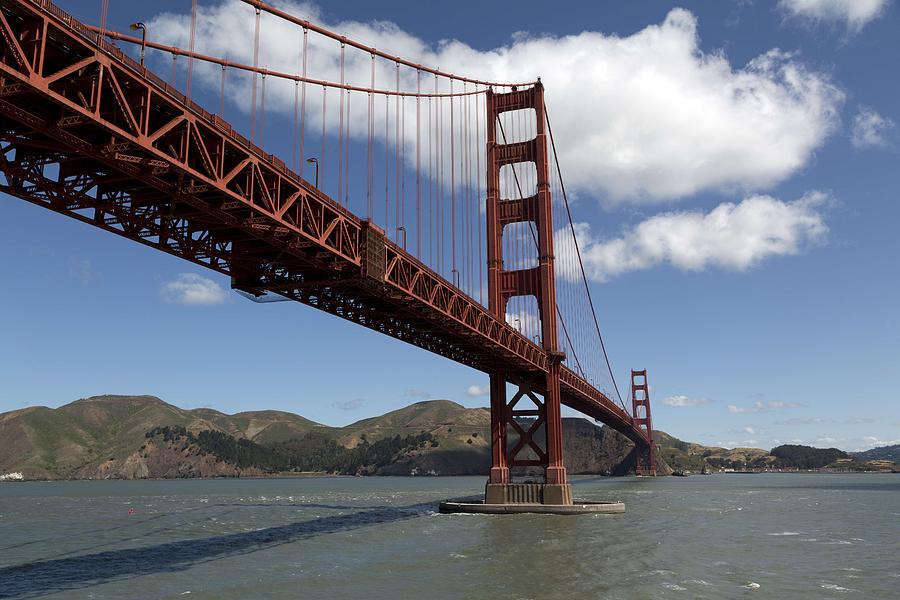 Architecture Painting - Golden Gate Bridge, San Francisco, California 2 by Celestial Images