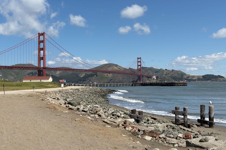 Golden Gate Bridge, San Francisco, California by Carol M. Highsmith 9 Painting by Celestial Images