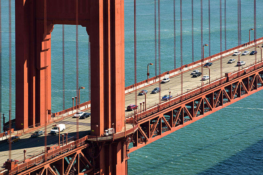 Golden Gate Bridge, San Francisco Digital Art by Colin Dutton