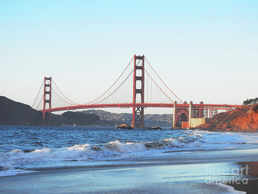 Golden Gate Bridge - Seaside Photograph by Scott Cameron