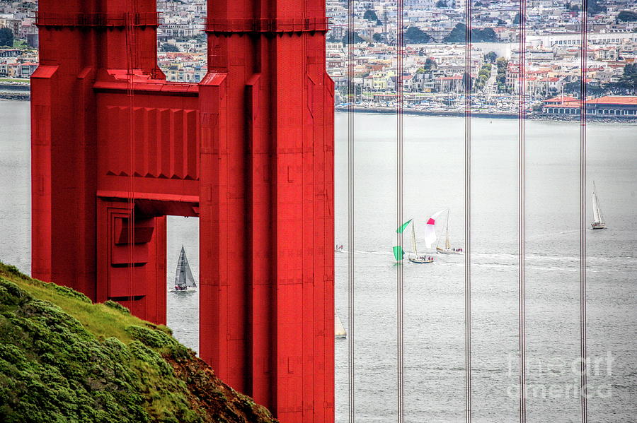Golden Gate Bridge SF Photograph by Chuck Kuhn