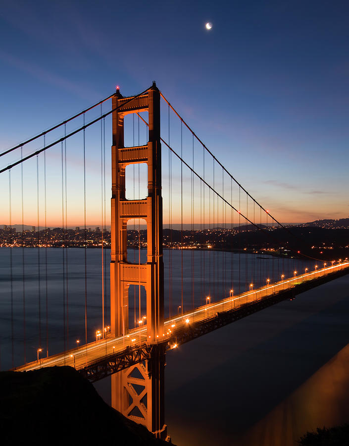 Golden Gate Bridge Sunrise Photograph by Samvaltenbergs