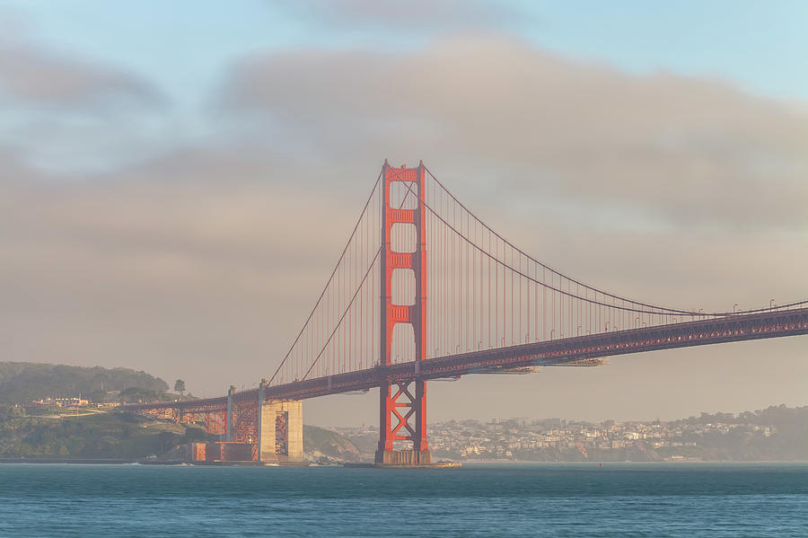 Golden Gate Evening Photograph by Jonathan Nguyen