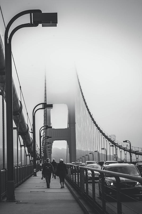 Golden Gate Fog Photograph by April Reppucci