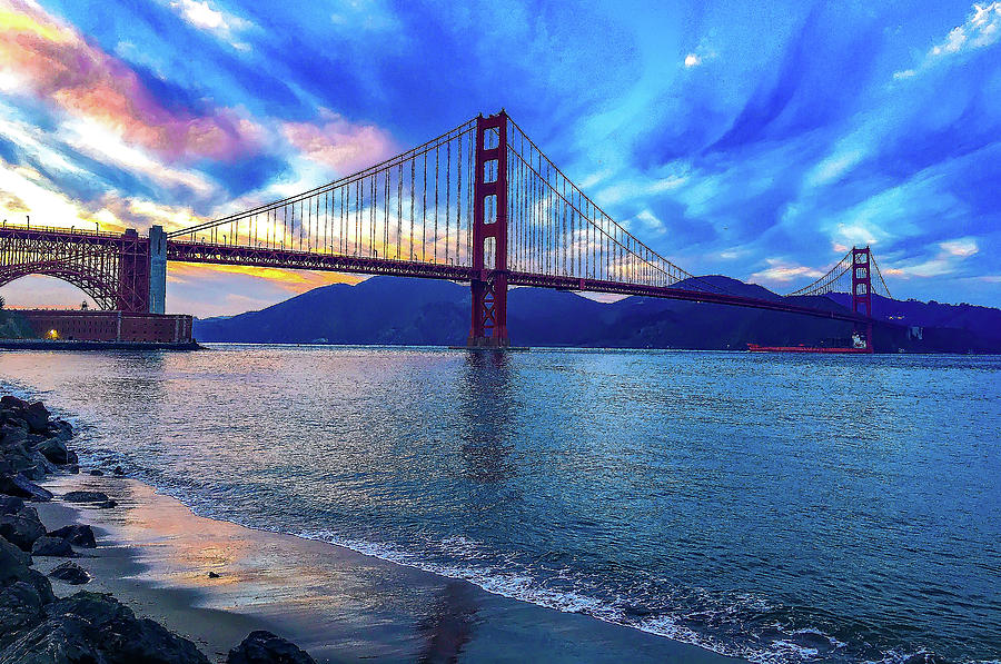 Golden Gate Impression #2 by Dimitris Sivyllis Golden Gate Impression #2 by Dimitris Sivyllis