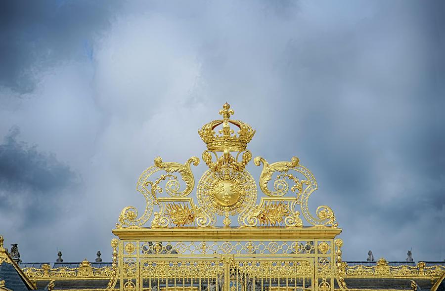 Paris Photograph - Golden Gate Of The Palace Of Versailles I by Cora Niele