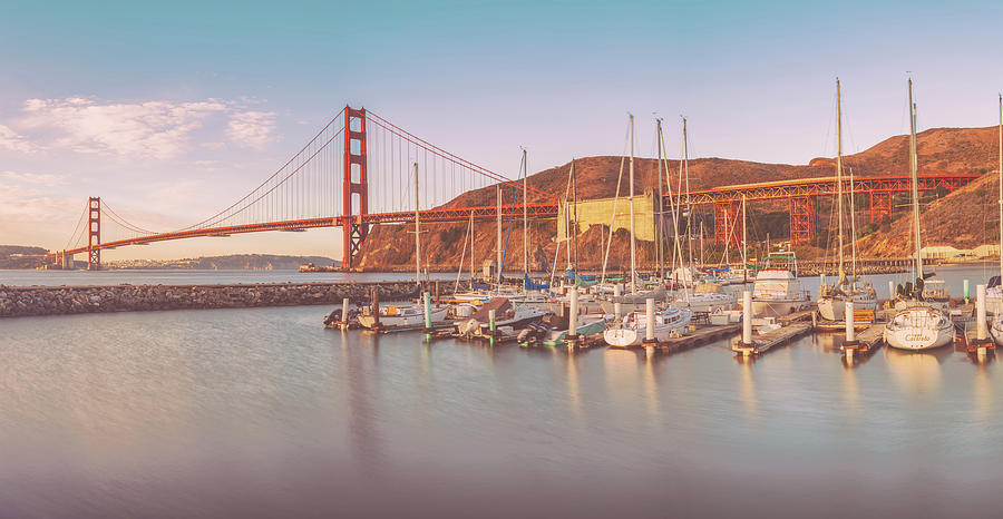 Golden Gate Pano 2 Photograph by Jonathan Nguyen