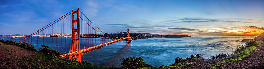 Golden Gate Sunset Photograph by Ryan Ketterer