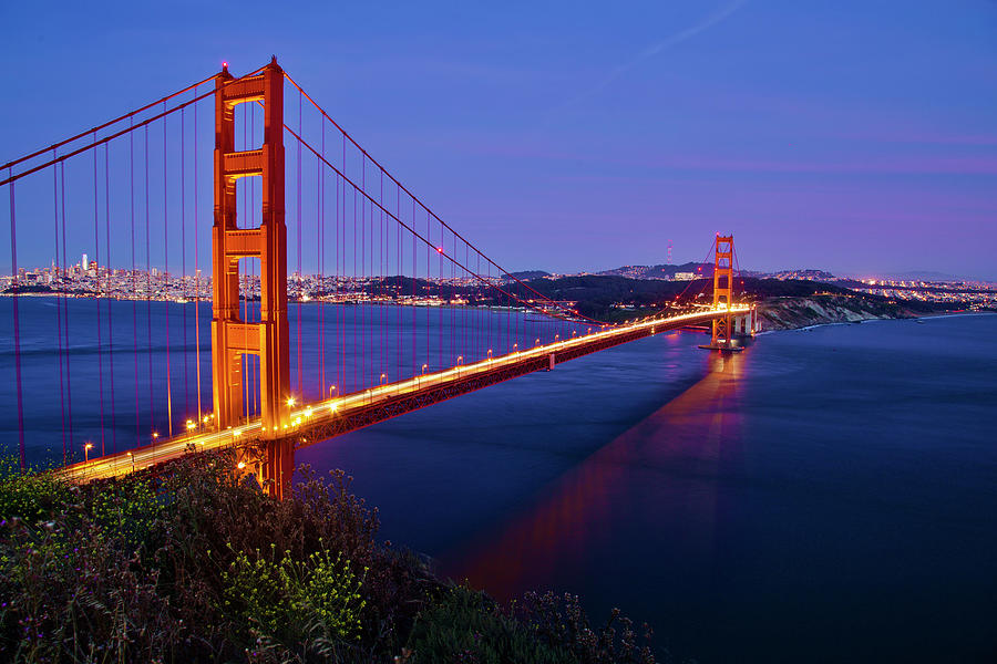 Golden Gate Sunset Photograph by Susan Vizvary Photography - Fine Art ...