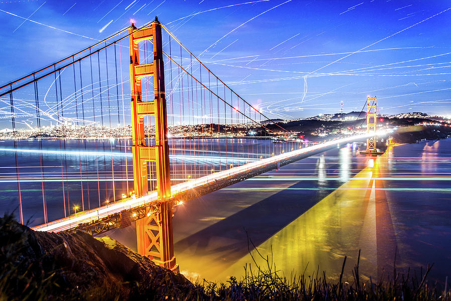 Golden Gate Time Lapse Photograph by Ryan Ketterer