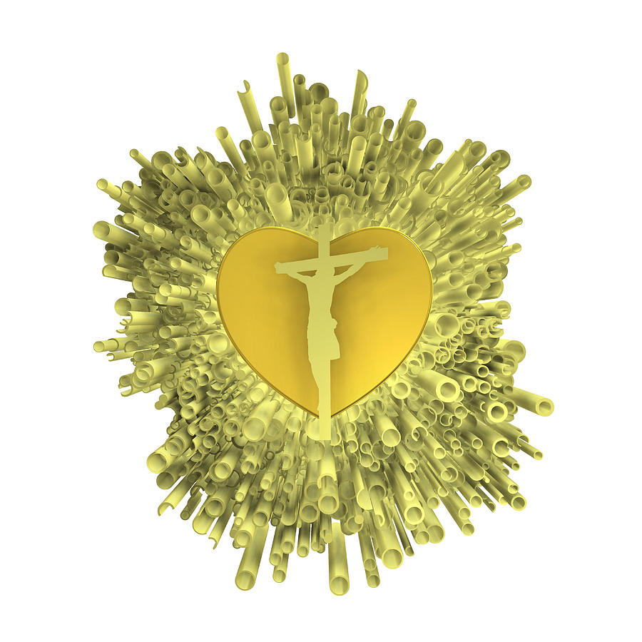 Golden heart of Jesus by Alberto RuiZ Golden heart of Jesus by Alberto RuiZ