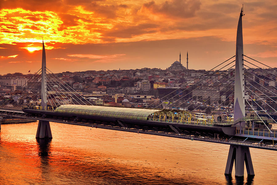 Golden Horn Metro Bridge by Fabrizio Troiani Golden Horn Metro Bridge by Fabrizio Troiani