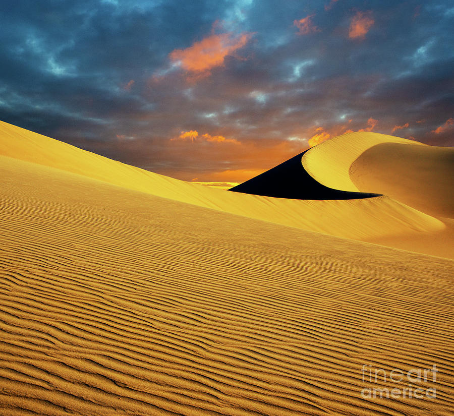 Golden Hour Death Valley Photograph by Bob Christopher