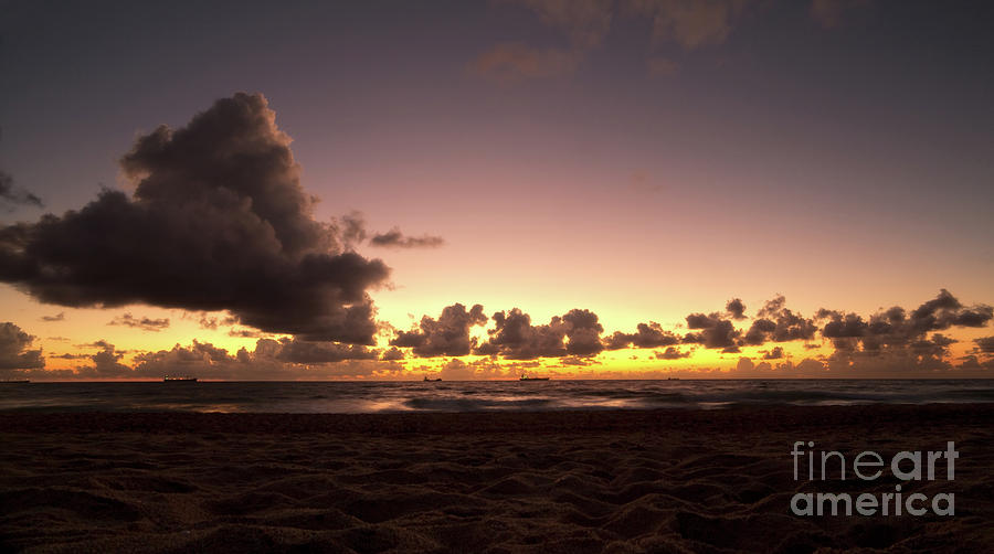Dawn Photograph - Golden Hour Off Florida Coast by Matt Tilghman Dawn Photograph - Golden Hour Off Florida Coast by Matt Tilghman