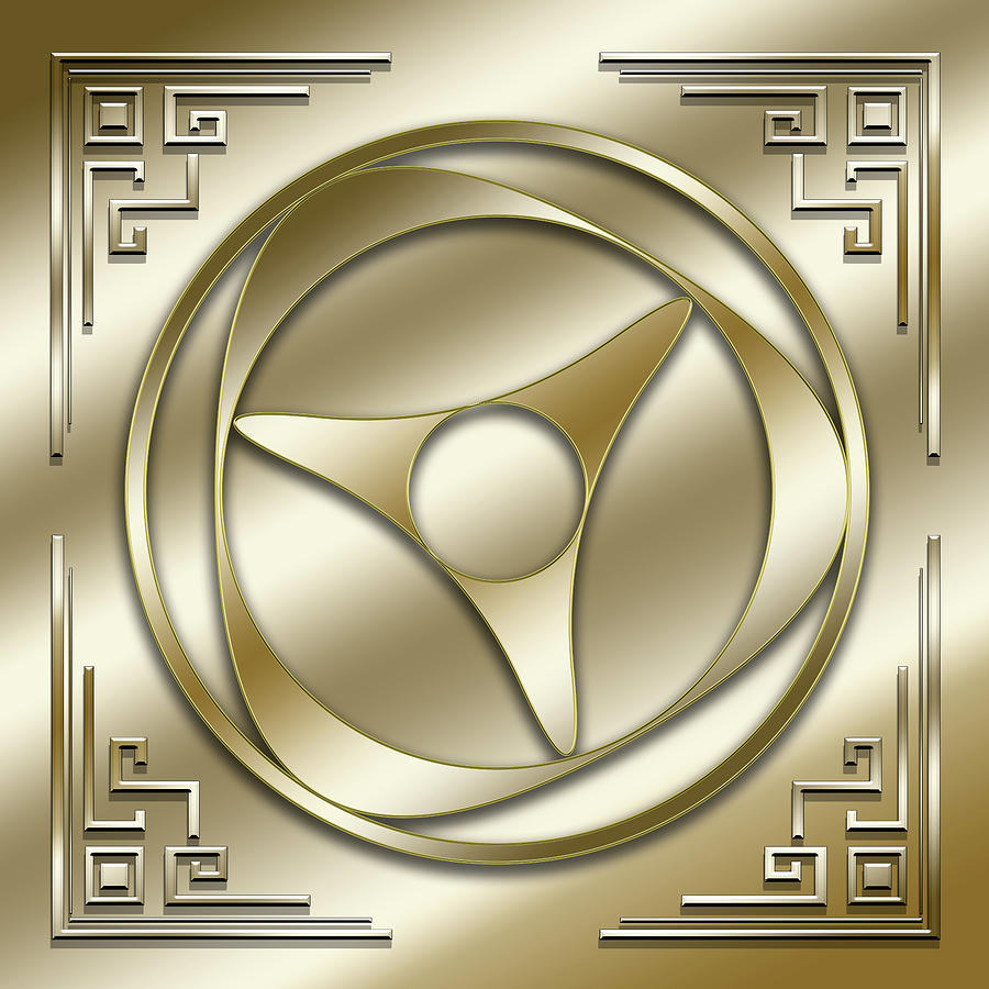 Golden Medallion 4 by Chuck Staley Golden Medallion 4 by Chuck Staley