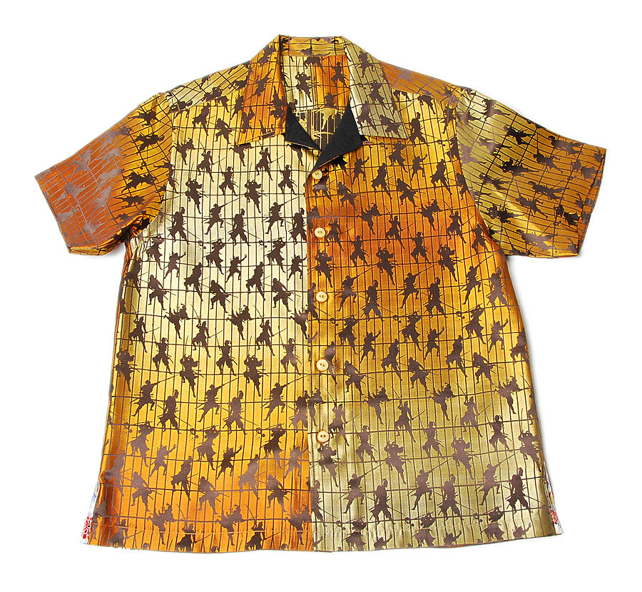 Gold fish Japanese vintage Kimono aloha shirts Tapestry by Akihiko Nakamura  - Fine Art America