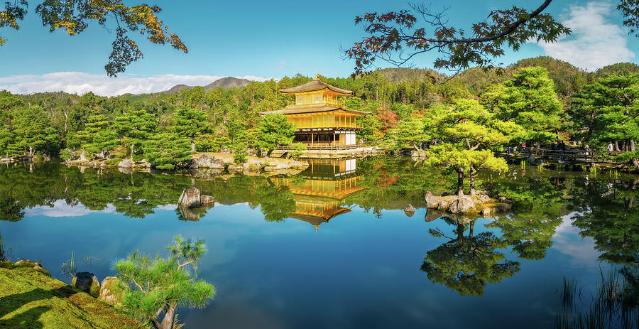 Golden Pavilion Panorama in Kyoto, Japan. by Daniela Constantinescu Golden Pavilion Panorama in Kyoto, Japan. by Daniela Constantinescu