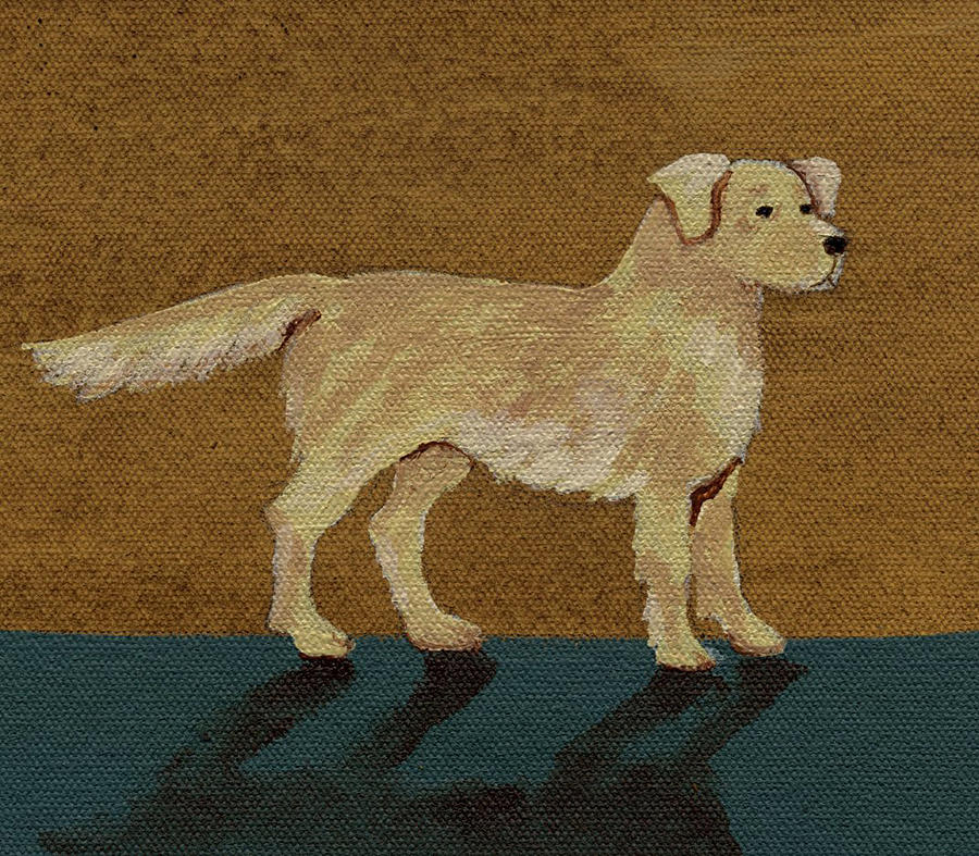 Golden Retriever Painting by Lisa Curry Mair