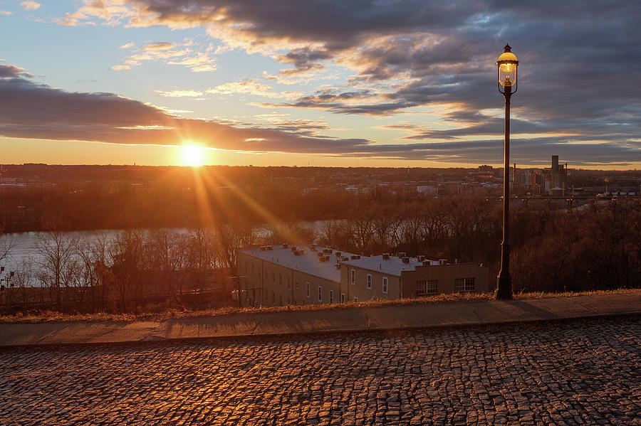 Golden RVA Sunset at Libby Hill Photograph by Doug Ash