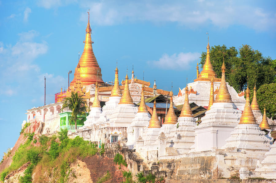 Golden Stupas Photograph by Thant Zaw Wai