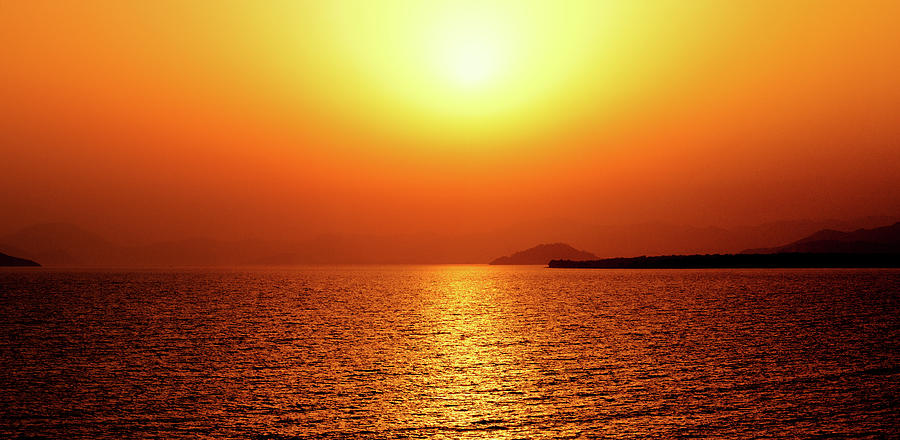 Golden sunset Photograph by Sun Travels