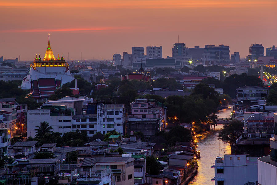 Golden Temple Bangkok Photograph by Arthit Somsakul