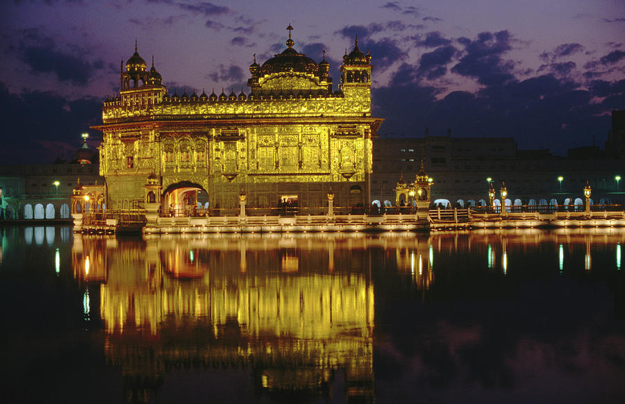 Golden Temple Harmandir Sahib On Photograph by Richard Ianson Golden Temple Harmandir Sahib On Photograph by Richard Ianson