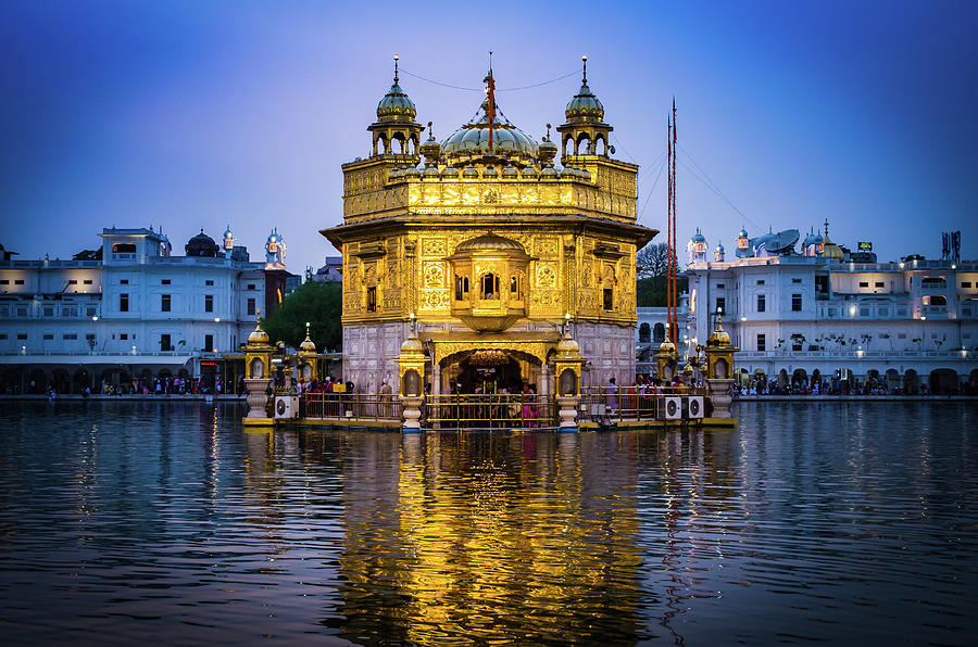 Golden Temple in the evening. Amritsar. Punjab. India Photograph by ...