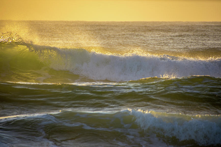 Golden Wave Photograph by Mark Hunter