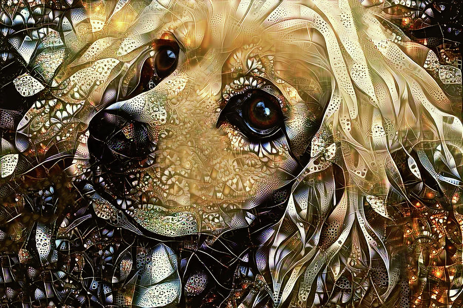 Goldie the Cocker Spaniel Digital Art by Peggy Collins