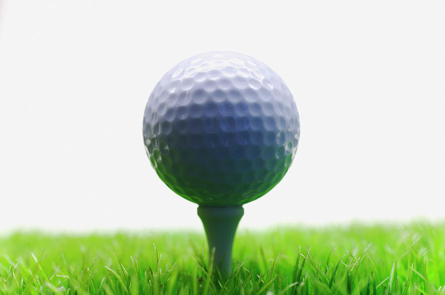 Golf Ball On Tee Photograph by Buena Vista Images