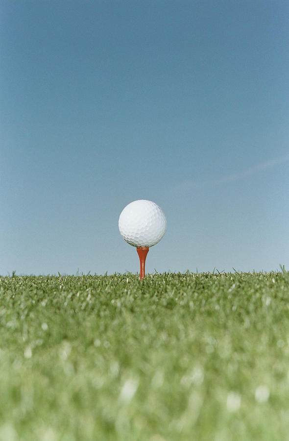 Golf Ball On Tee Photograph by Sean Justice