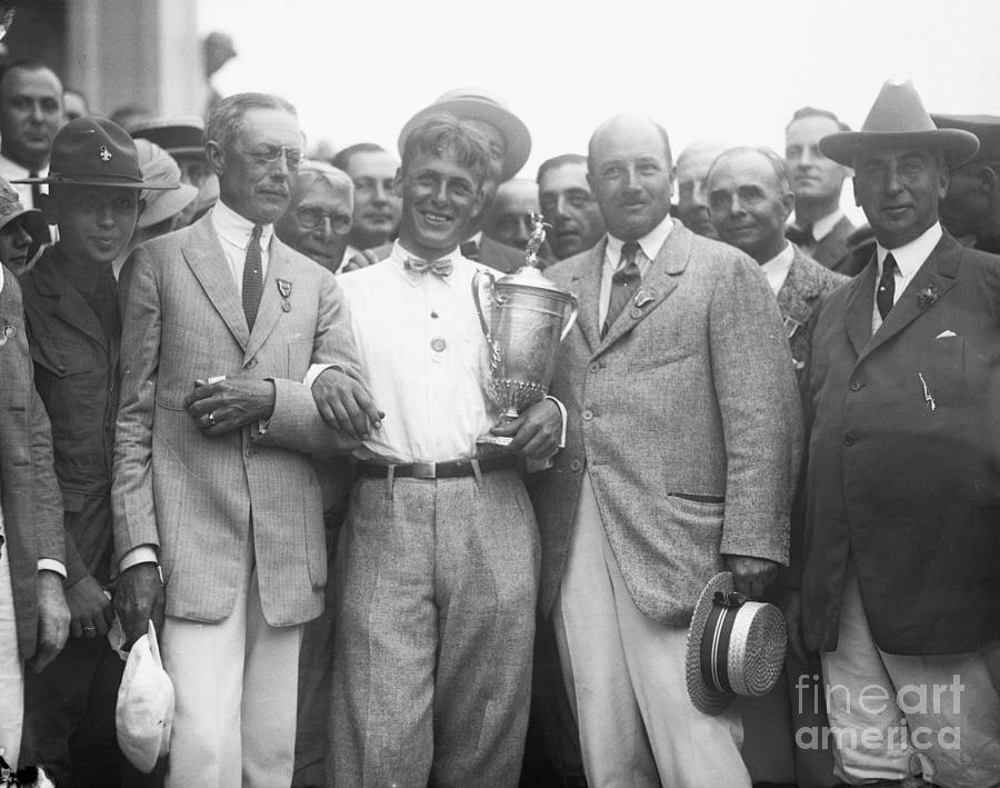 Golf Champion Bobby Jones With Others By Bettmann