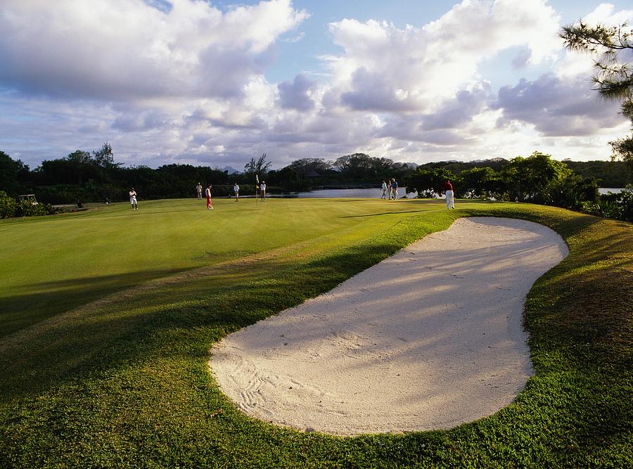 Golf Club, Trou Deau Douce, Mauritius Digital Art by Giovanni Simeone