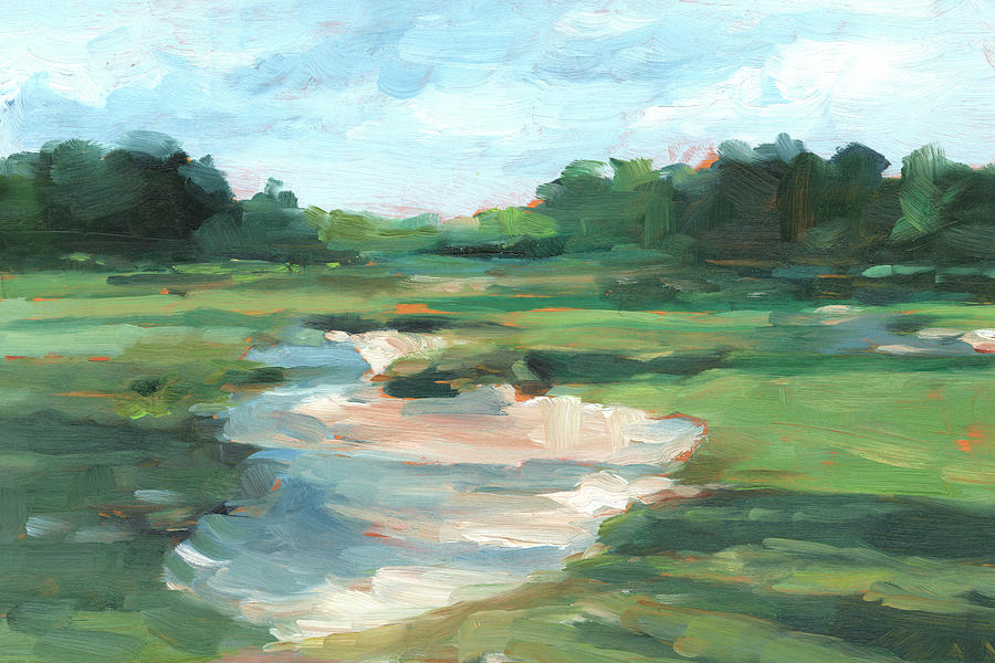 Sports Painting - Golf Course Study I by Ethan Harper