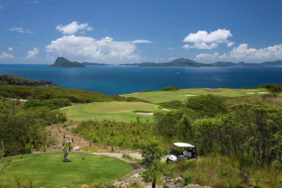 Golf Course, Whitsunday Islands Digital Art by Hp Huber