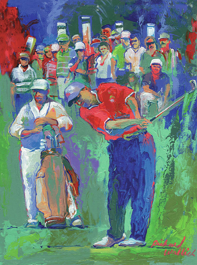 Golf Painting by Richard Wallich - Fine Art America