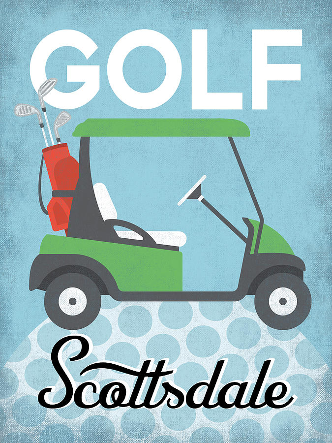 Golf Digital Art - Golf Scottsdale by Flo Karp