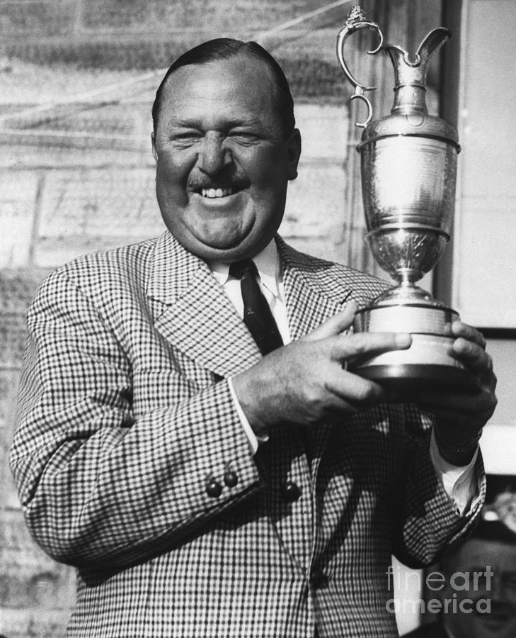 Golfer Arthur Bobby Locke Holds British Photograph by Bettmann